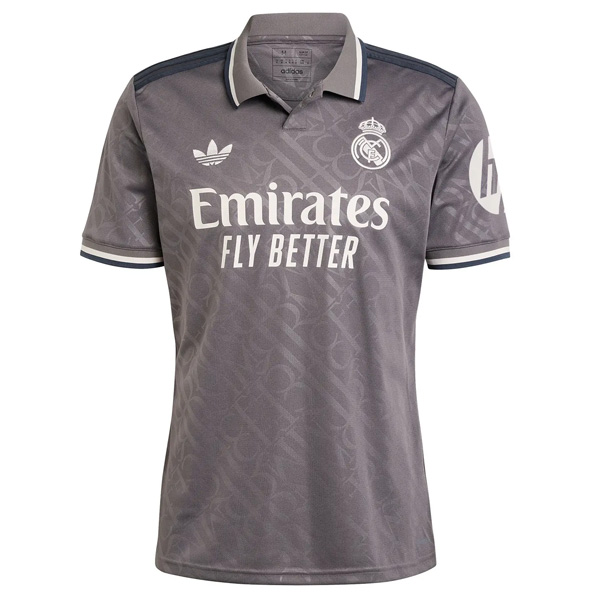 Tailandia Camiseta Real Madrid Tercera Equipación 2024/2025 Gris